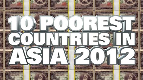 Top Poorest Countries In Asia YouTube