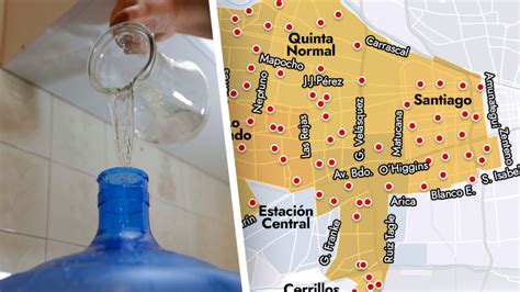 El Mapa Del Corte De Agua Programado Que Afecta A Ocho Comunas Y Los Puntos De Abastecimiento