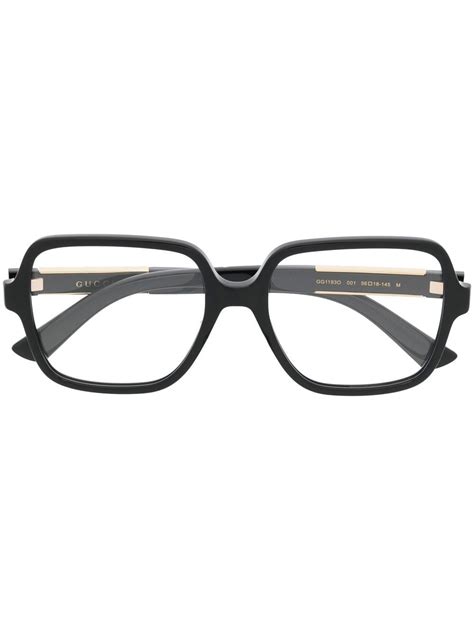gucci eyewear square frame glasses farfetch
