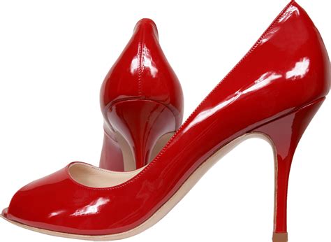 Free Cut Outs Red High Heel Shoes