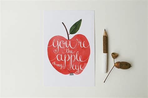For he who touches you touches the apple of. You're the apple of my eye ($3) | Say, "I Love You," Without Really Saying It | POPSUGAR Love & Sex