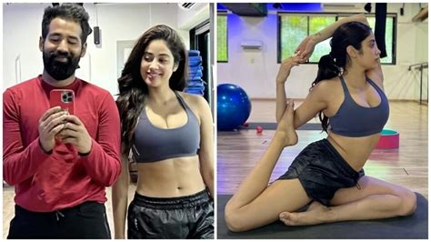 Janhvi Kapoor Flaunts Her Fit Physique At The Gym As She Nails A Yoga Routine Health