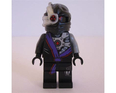 Lego Set Fig 002993 Nindroid Warrior With Single Sided Head Rebooted