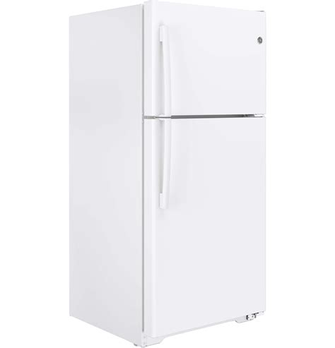 Ge® 18cu Ft Top Freezer Refrigerator Gie18ethww Ada Appliances