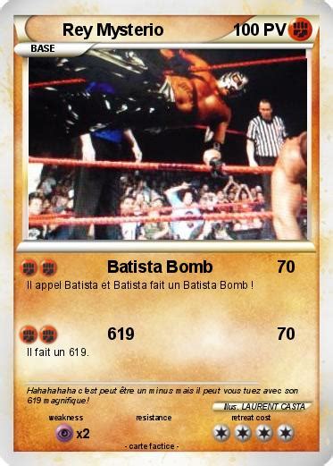 Pokémon Rey Mysterio 885 885 Batista Bomb Ma Carte Pokémon