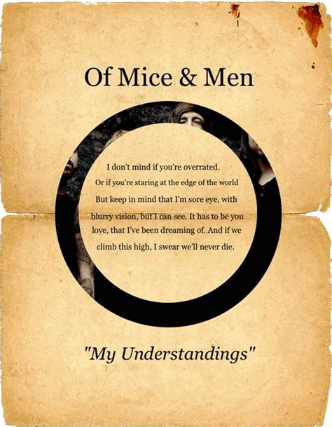 Pin By Emrys Realmskip On Bands Of Mice And Men Mice And Men