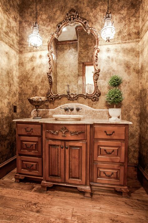 Maple Creek French Country Powder Room Dallas By John Lively