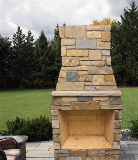 Mirage Stone Outdoor Wood Burning Fireplace Fireplace Guide By Linda