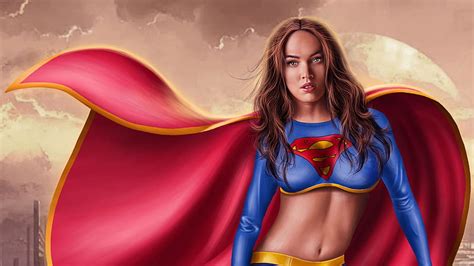 1080p Free Download Supergirl Megan Fox Supergirl Superheroes Digital Art Artwork Behance