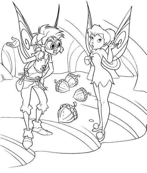 Coloring Pages Of Tinkerbell And Her Fairy Friends Coloring Home