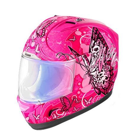 Icon Helmets For Women Pink Motorcycle Full Face Motorcycle Helmets