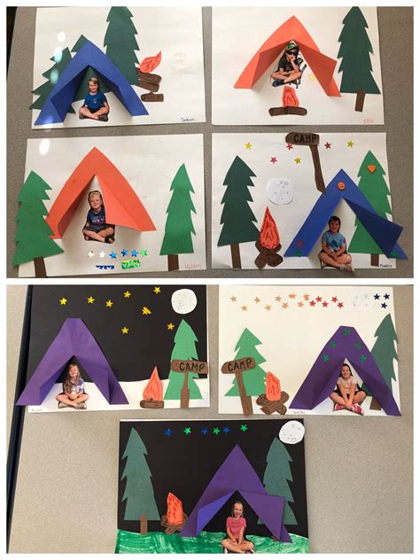 Cool Camping Art For Toddlers References