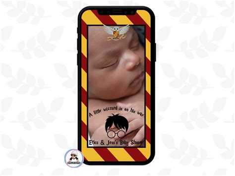 Harry Potter Filter Baby Shower Filter Snapchat Gryffindor | Etsy | Halloween snapchat filter ...