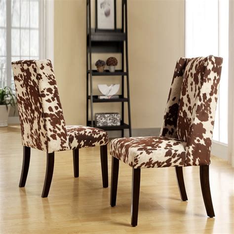 Dine like a king with these stylish, comfortable & amp ; Cowhide Dining Chairs Sale | A Creative Mom