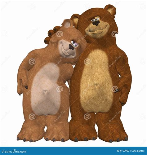 Bears In Love Royalty Free Stock Photography Image 4157967