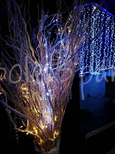 Crystal Branch Lit Decoration Hire So Lets Party