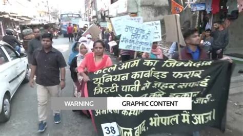 india s bhopal gas leak victims protest on anniversary herald sun