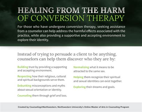 Senate bill 928 provides a broader definition of conversion therapy (to include gender identity) as: In the Aftermath of Conversion Therapy, Counselors Offer ...