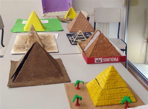 Como Hacer Una Piramide Egipcia Con Material Reciclable Compartir