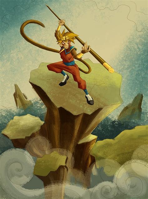 The Monkey King On Behance Sun Wukong Journey To The West Monkey King