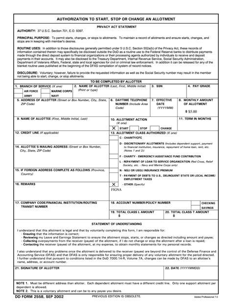 Fillable Dd Form 2558 Pdf Fill Online Printable Fillable Blank