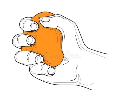Stress Ball Squeeze Stock Illustrations 45 Stress Ball Squeeze Stock