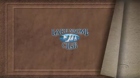 Lake Naomi Club Marketing Video Youtube