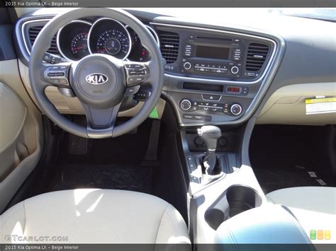 Beige Interior Dashboard For The 2015 Kia Optima Lx 96804520