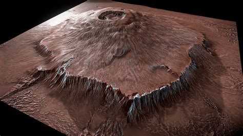 Гора Олимп На Марсе Фото Реальное Фото Картинки