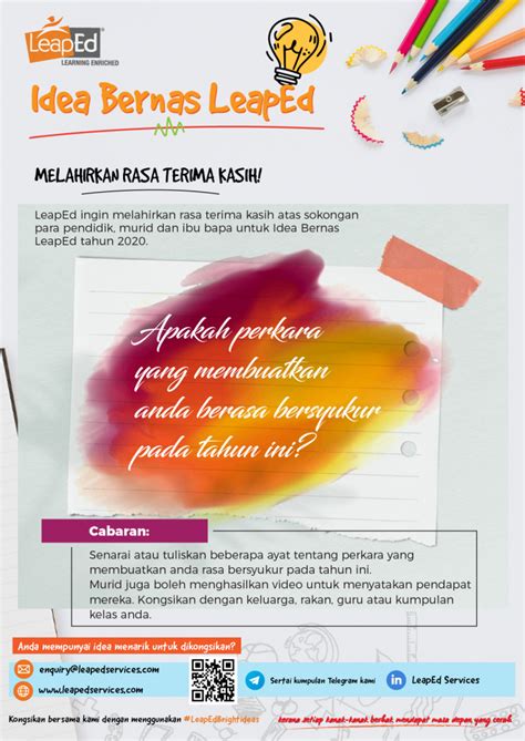 Ahhh bulan ramadhan, bulan mulia. Melahirkan Rasa Terima Kasih | LeapEd Services Sdn. Bhd