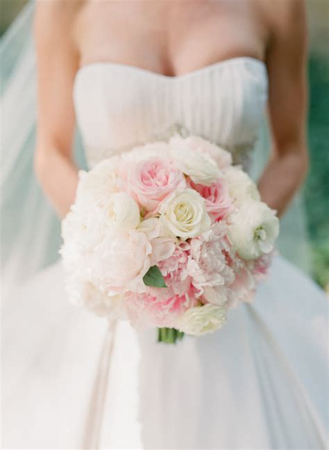 Pale Pink And White Bridal Bouquet Elizabeth Anne