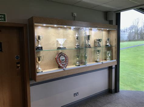 Wall Mounted Trophy Cabinet Heron Cabinets Ltd