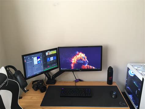 Adding These Monitor Arms Saved Me So Much Desk Space Rbattlestations