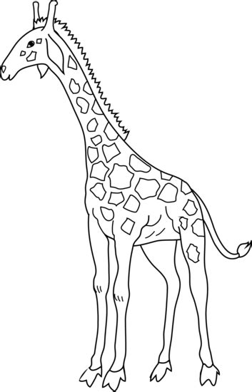 Giraffe coloring pages giraffe coloring pages printable. Giraffe Coloring Page - Free Clip Art