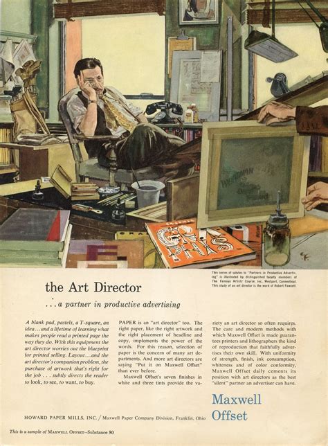 Illustration Art Making Advertising Art In The 1950s