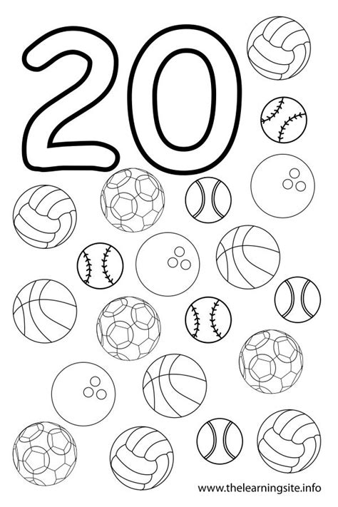 Numbers 1 20 Printable Coloring Pages For Toddlers Numbers Best Free
