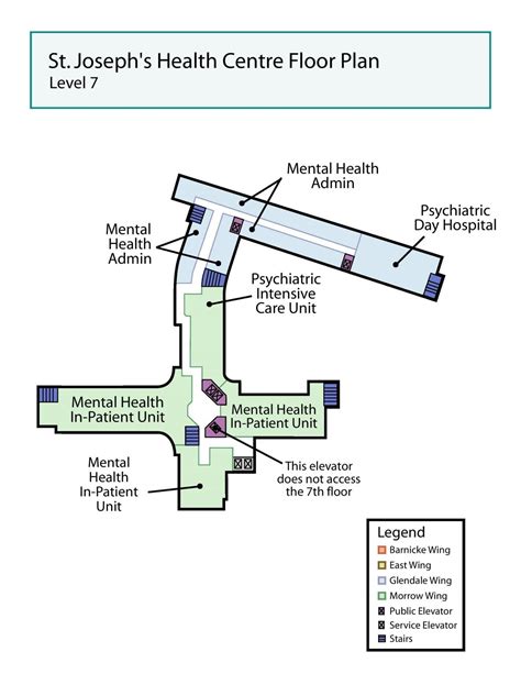 St Josephs Health Centre Toronto Level 7 Map Map Of St Josephs