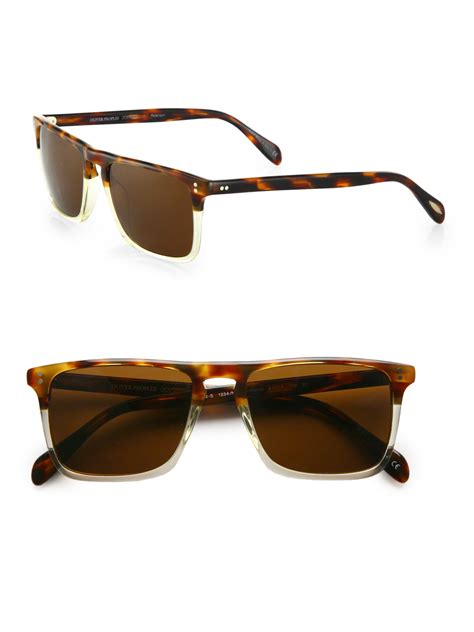 Oliver Peoples Sanford Metal Sunglasses In Metallic For Men Lyst