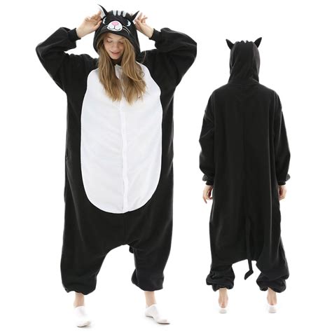 Cat Onesie Pajamas For Adult And Teens Animal Onesies