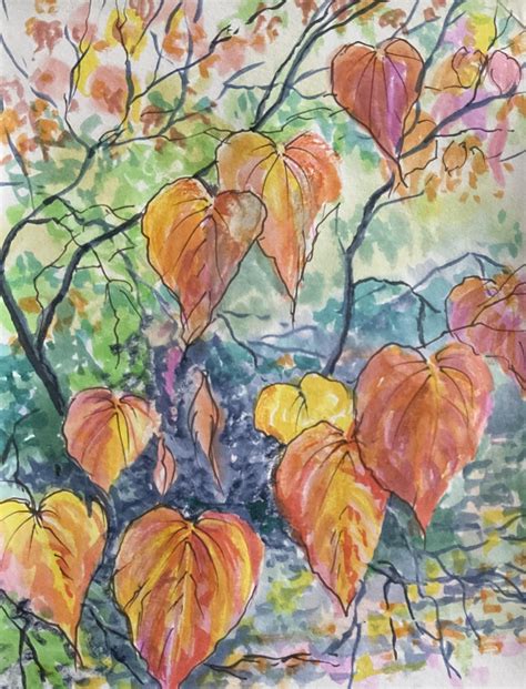Wde Oct Autumn Leaves Wetcanvas Online Living For Artists