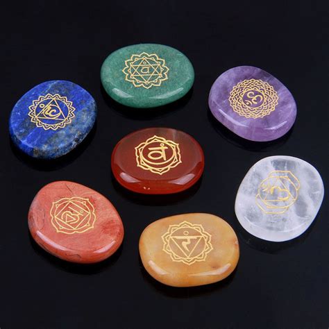 China Reiki Healing 7 Chakra Stone Set Manufacturers Suppliers