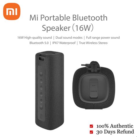 Xiaomi Mi Portable Bluetooth Speaker16wbuilt In Microphone Ipx7