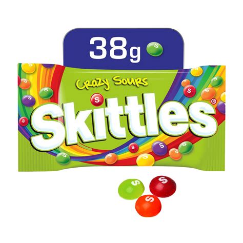 Skittles Crazy Sours 38 G Online At Best Price Candy Lulu Egypt
