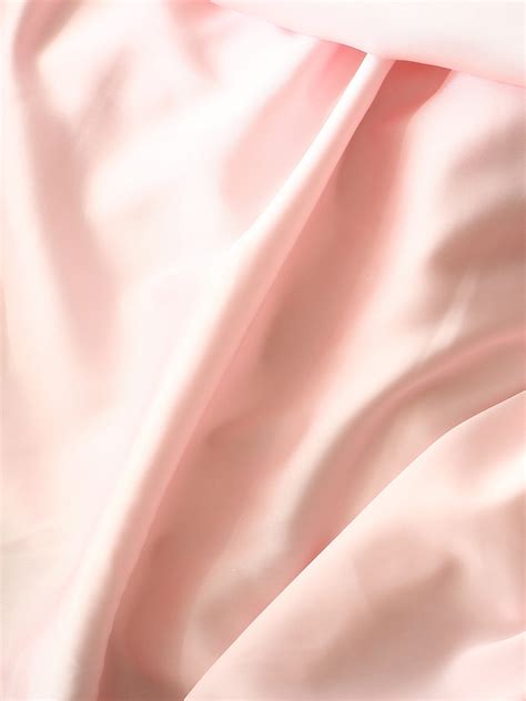 Light Pink Silk Satin Fabric By The Yard Lingerie And Dress Etsy
