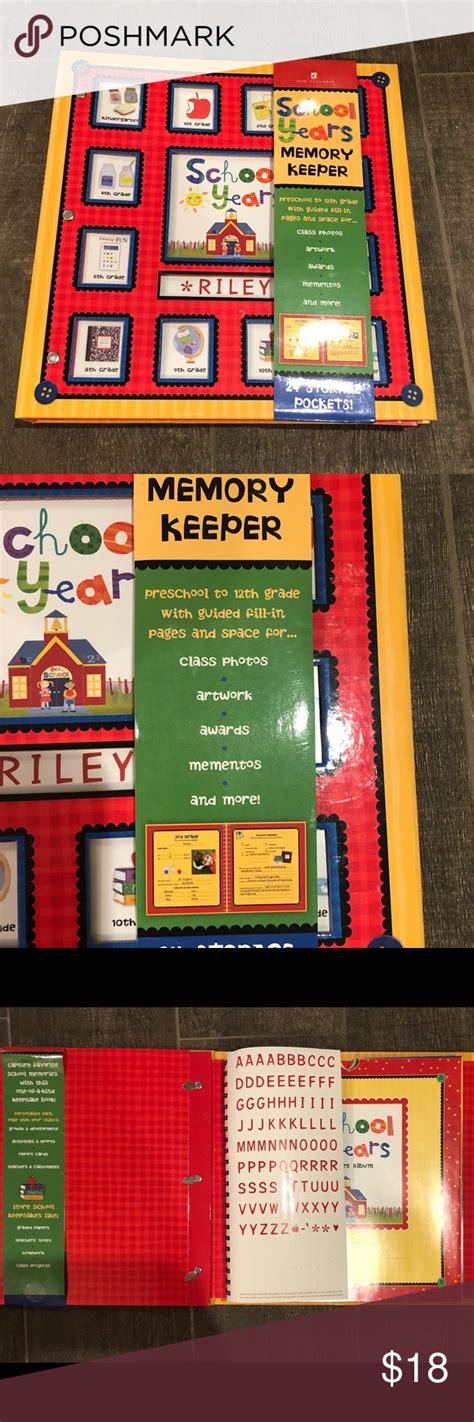 Nwt School Years Memory Keeper Book School Year Memories School
