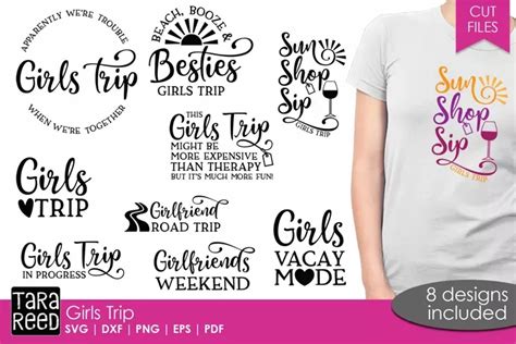 9 Girls Trip Svg Files Girl S Trip Shirt Ideas Artofit