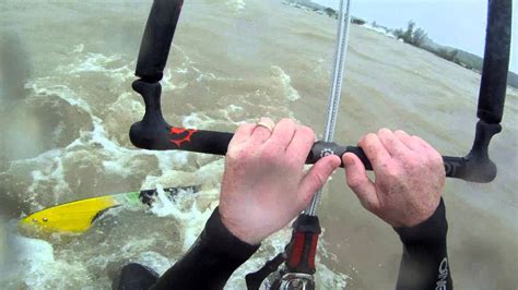 Scary Gale Winds Kiteboarding On Lake Erie With Ryan 53115 Pt 2