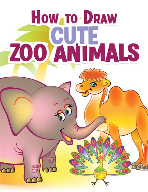 How To Draw Cute Zoo Animals Drawing Tutorial For 40 Adorable Zoo
