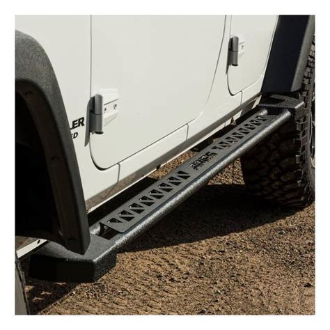 Eag Off Road Steel Rocker Guard With Step For 76 86 Jeep Wrangler Cj7