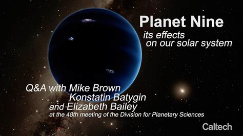 9th Planet May Solve Mystery Of Our Solar System